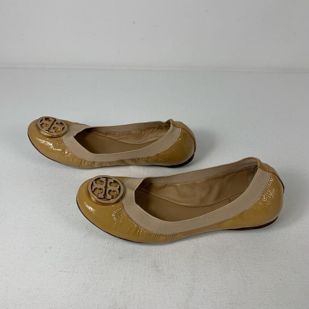 Tory Burch Reva Ballet Flats - Chic Elegance in Size 7M - Perfect for Balletcore - Picture 5 of 8